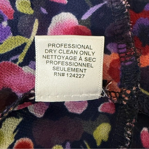 Misa Los Angeles by Revolve Black Floral Sheer Top. Size S - Picture 13 of 16